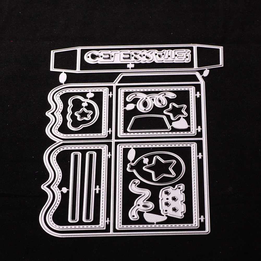 Exquisite Gift Box DIY Embossing Cutting Dies Birthday Festival Card Art Decor