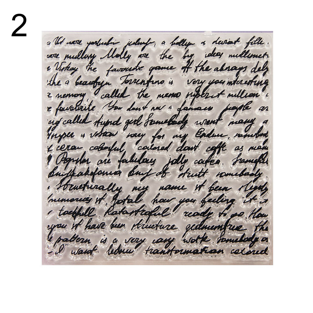 Hedgehog Sentence Text DIY Stamp Paper Cards Album Scrapbooking Decor Stamper