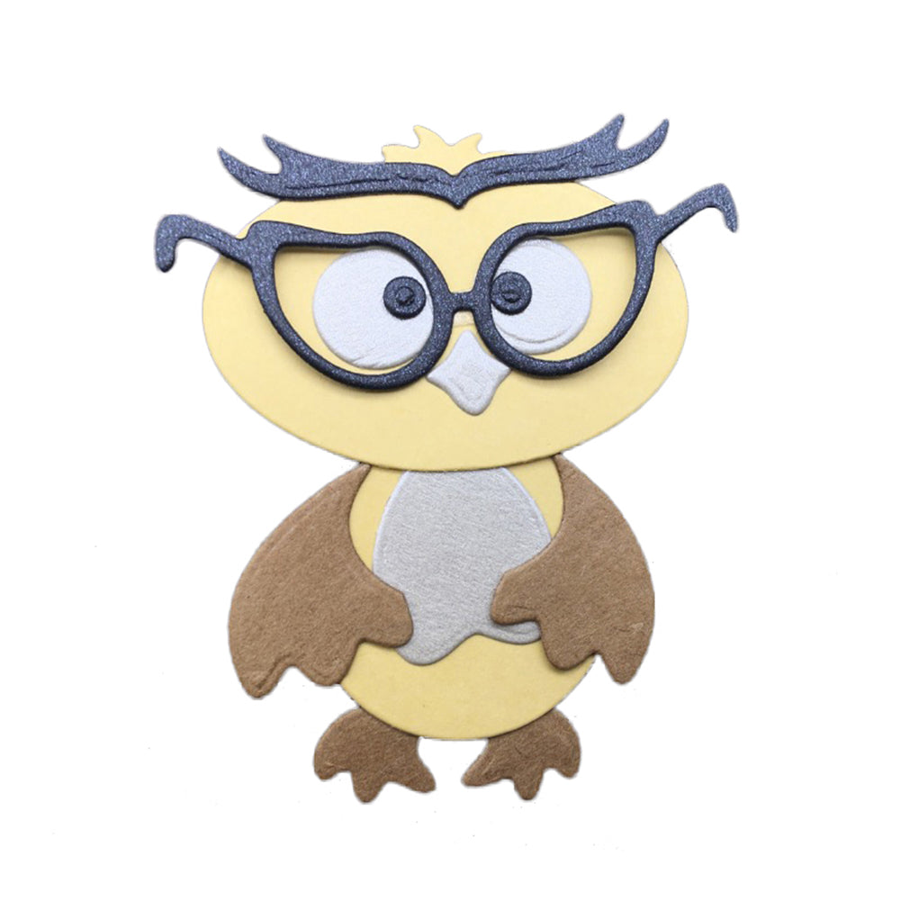 Owl Doctor Photo Frame Carbon Steel Cutting Photo Art Card DIY Craft Mold