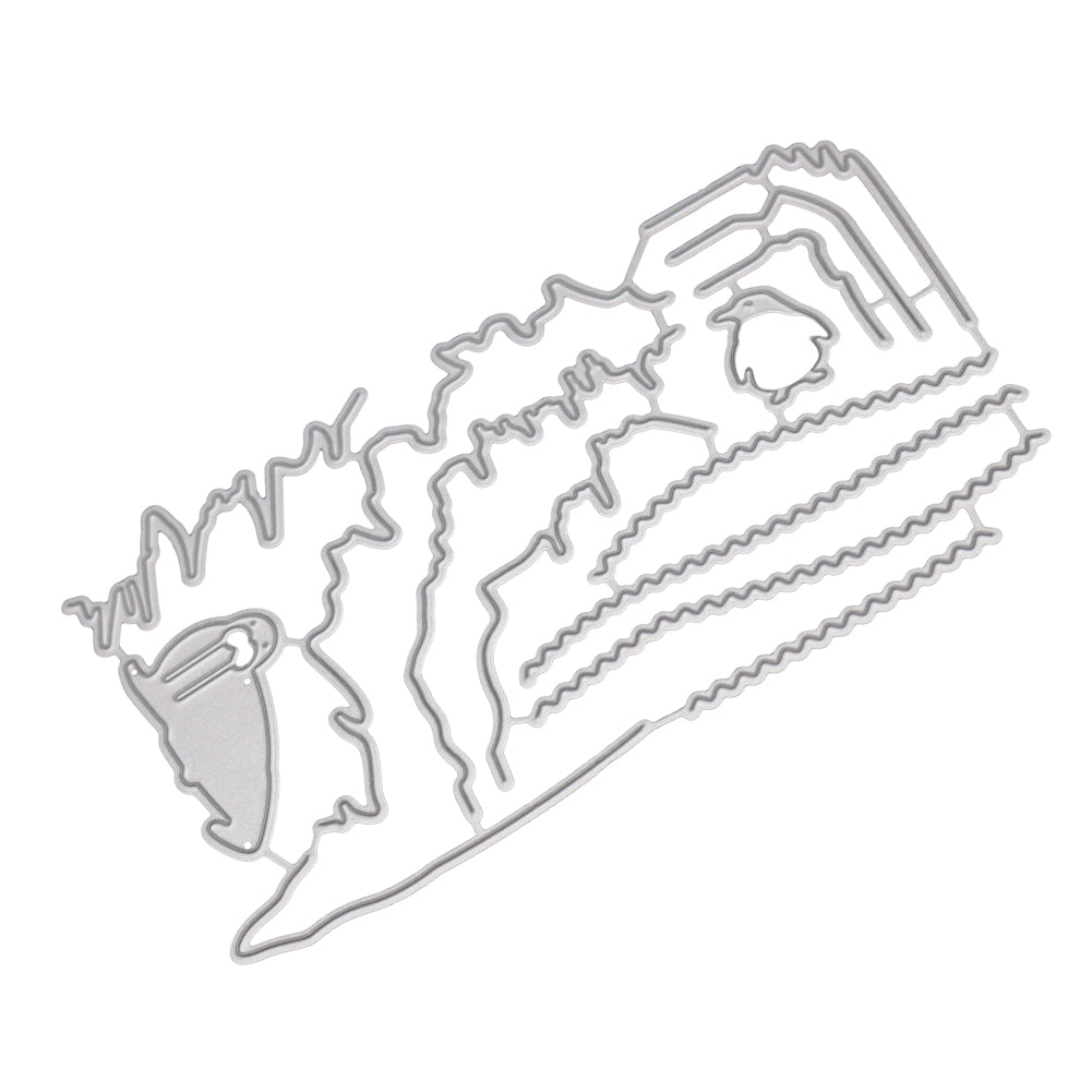 Sealion Penguin Cutting Dies DIY Scrapbooking Album Card Embossing Template