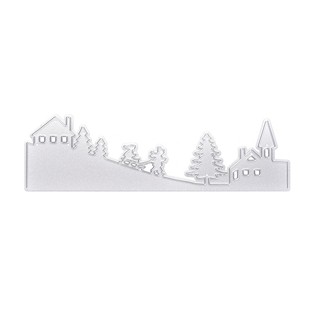 Forest Border Metal Cutting Die Stencil Xmas DIY Scrapbooking Paper Card Craft