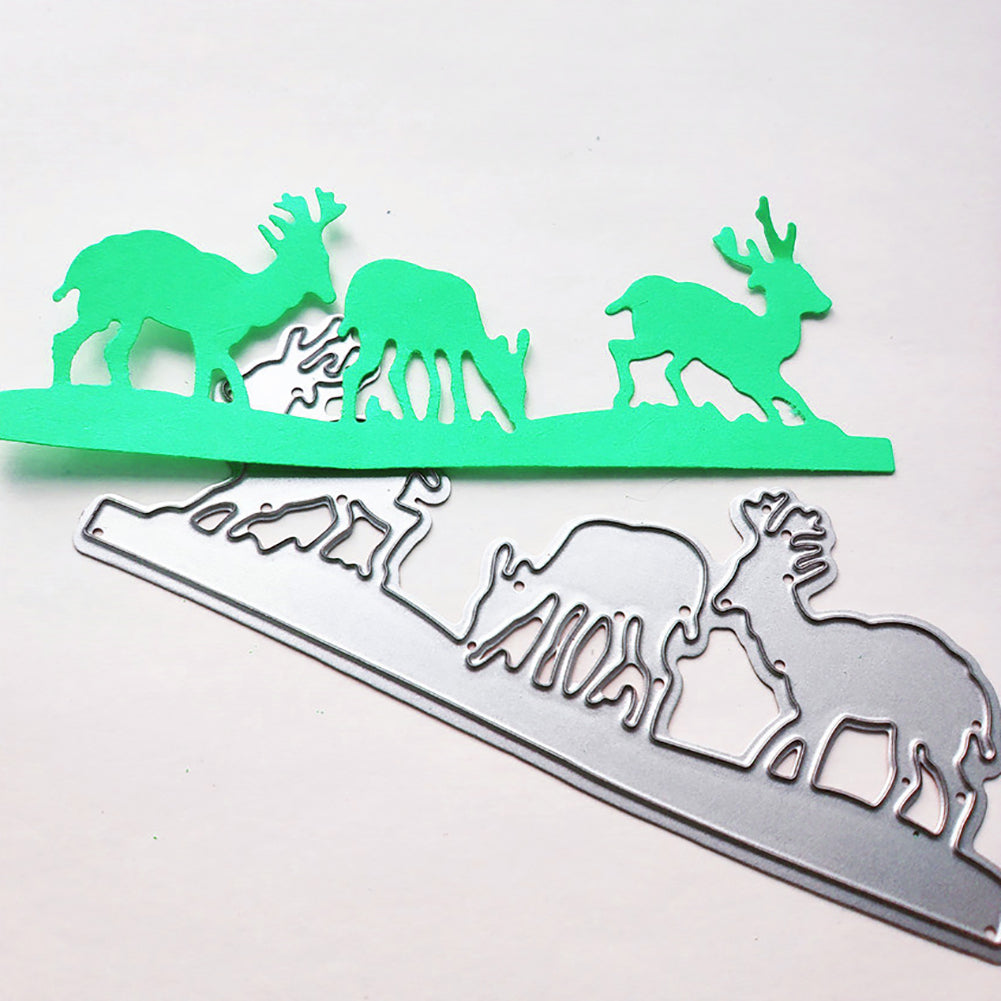 Elk Deer Metal Cutting Dies DIY Scrapbooking Album Card Making Embossing Stencil