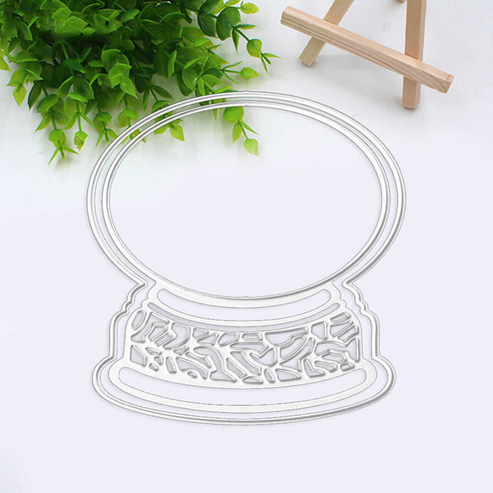Round Ball Shape DIY Metal Cutting Die Scrapbook Paper Cards Embossing Tool