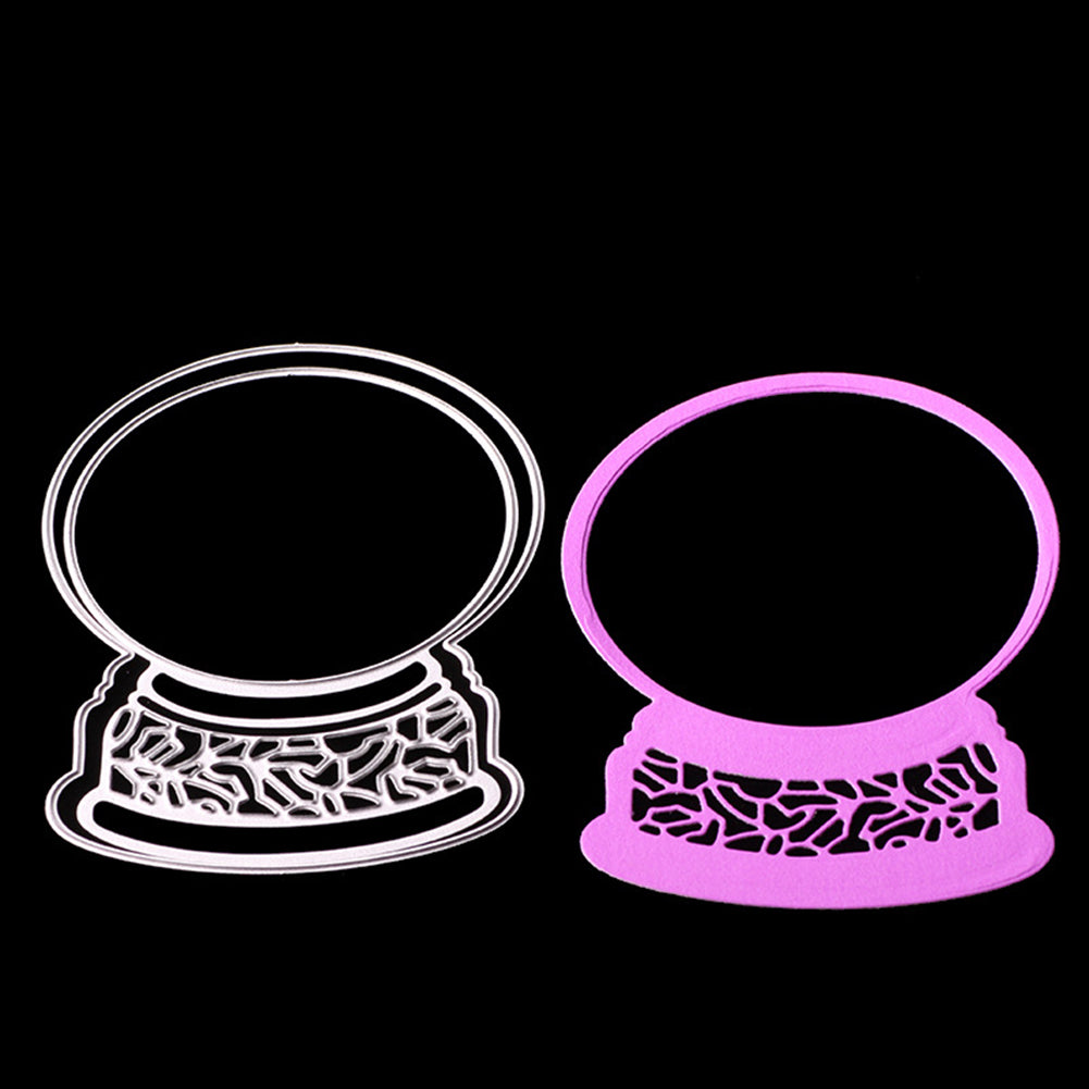 Round Ball Shape DIY Metal Cutting Die Scrapbook Paper Cards Embossing Tool