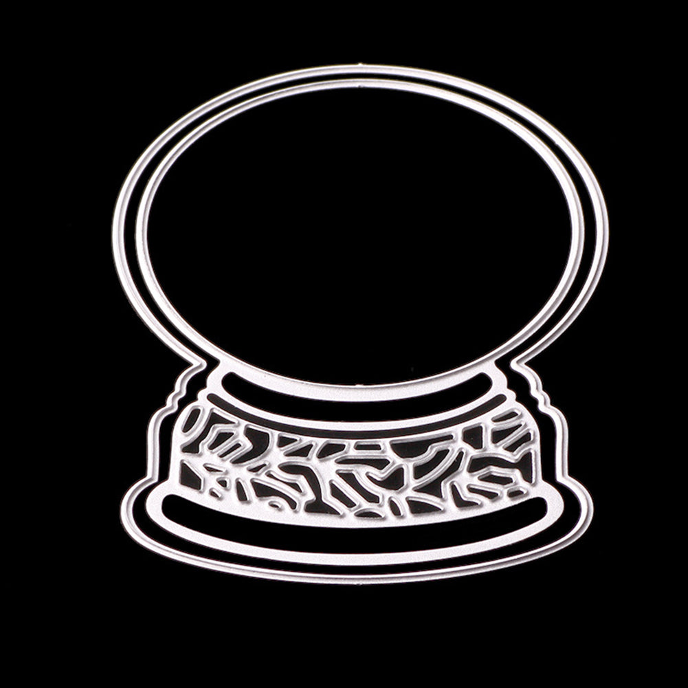 Round Ball Shape DIY Metal Cutting Die Scrapbook Paper Cards Embossing Tool