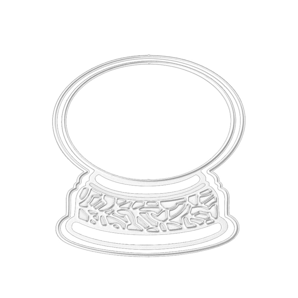 Round Ball Shape DIY Metal Cutting Die Scrapbook Paper Cards Embossing Tool