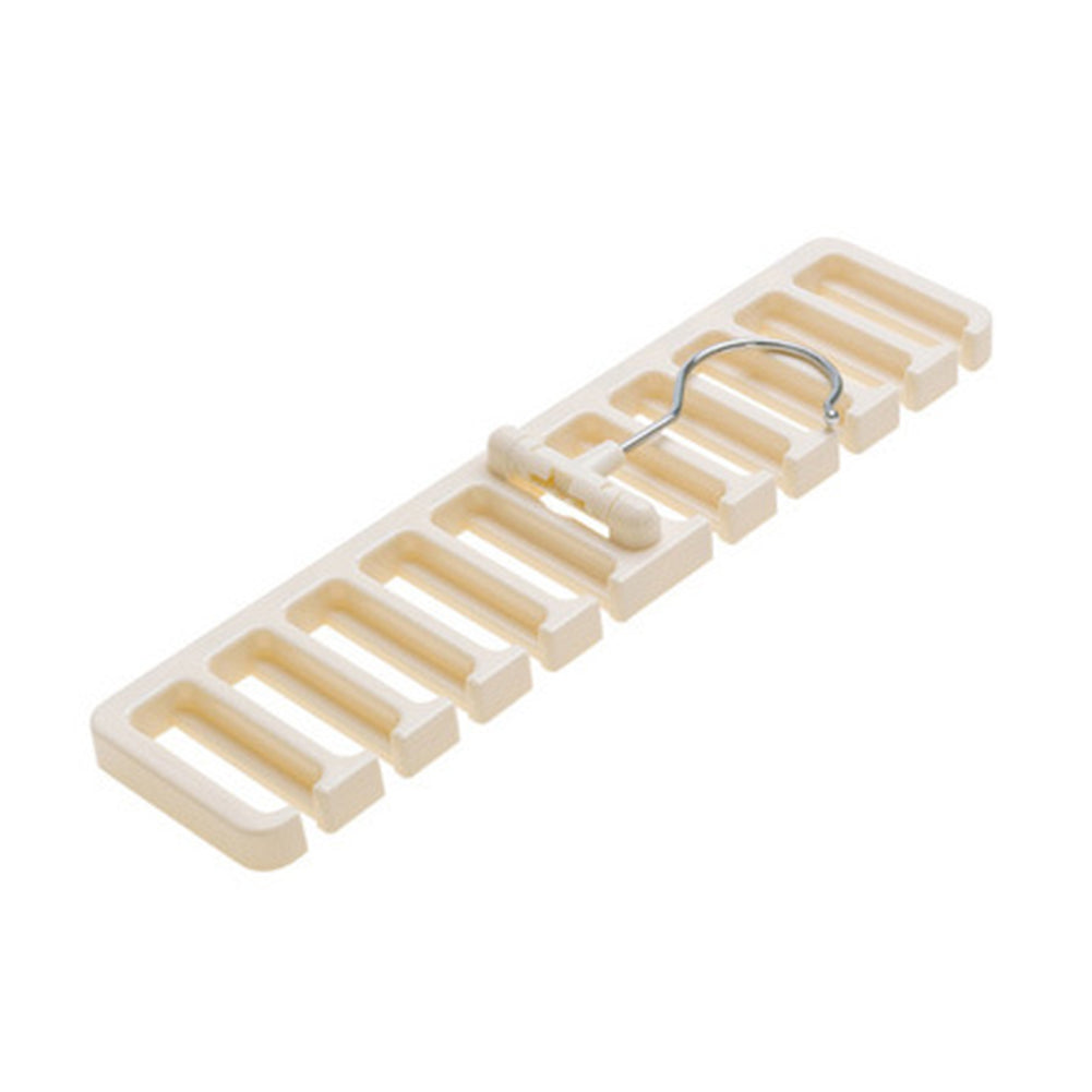 Durable Men Plastic Belt Scarf Rack Organizer Neck Tie Hanger Holder Organizer