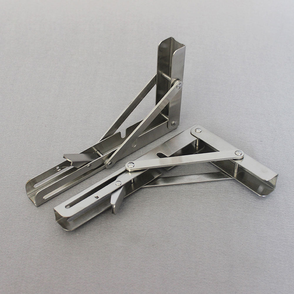 L Shape Durable Folding Stainless Steel Bracket Triangular Release Support Tool
