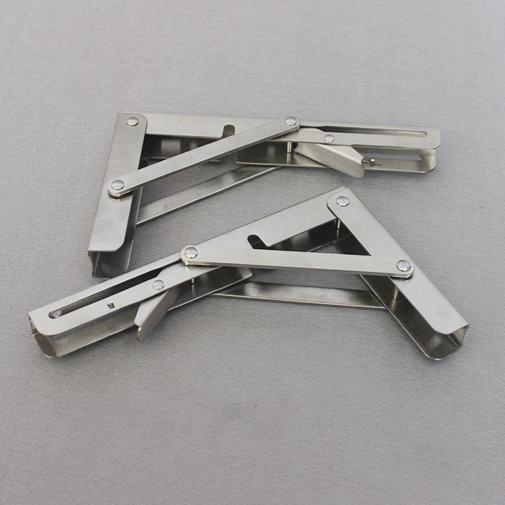 L Shape Durable Folding Stainless Steel Bracket Triangular Release Support Tool