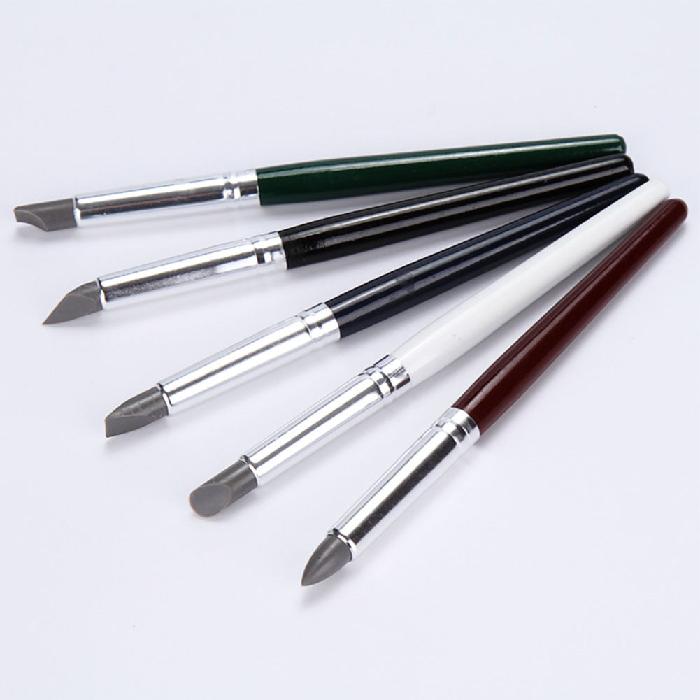 5Pcs Silicone Rubber Shapers Polymer Clay Sculpting Modelling Fimo Tools Set