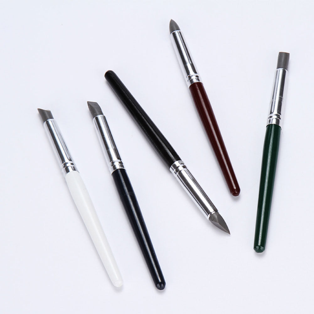 5Pcs Silicone Rubber Shapers Polymer Clay Sculpting Modelling Fimo Tools Set