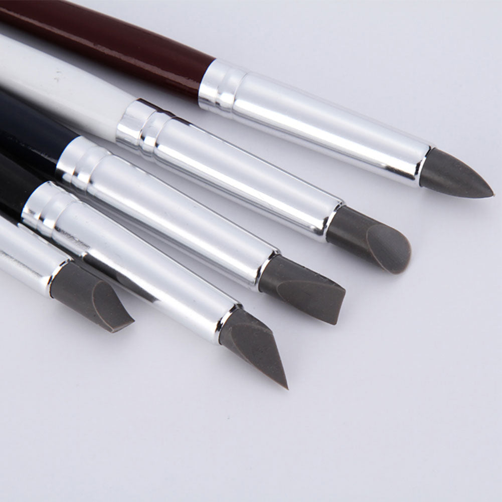 5Pcs Silicone Rubber Shapers Polymer Clay Sculpting Modelling Fimo Tools Set