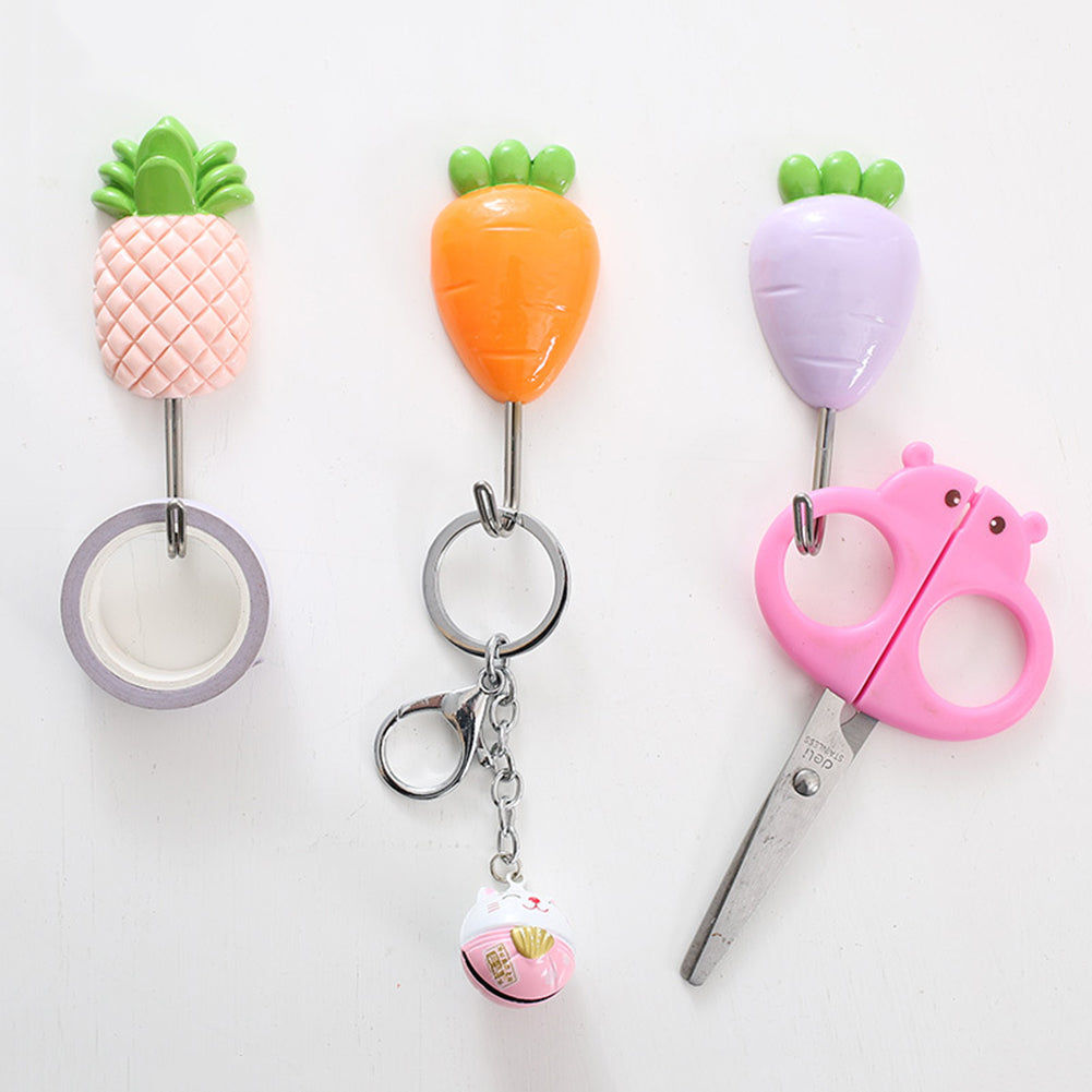 Lovely Fruit Wall Door Bag Key Hat Hook Hanger Home Kitchen Bathroom Decoration
