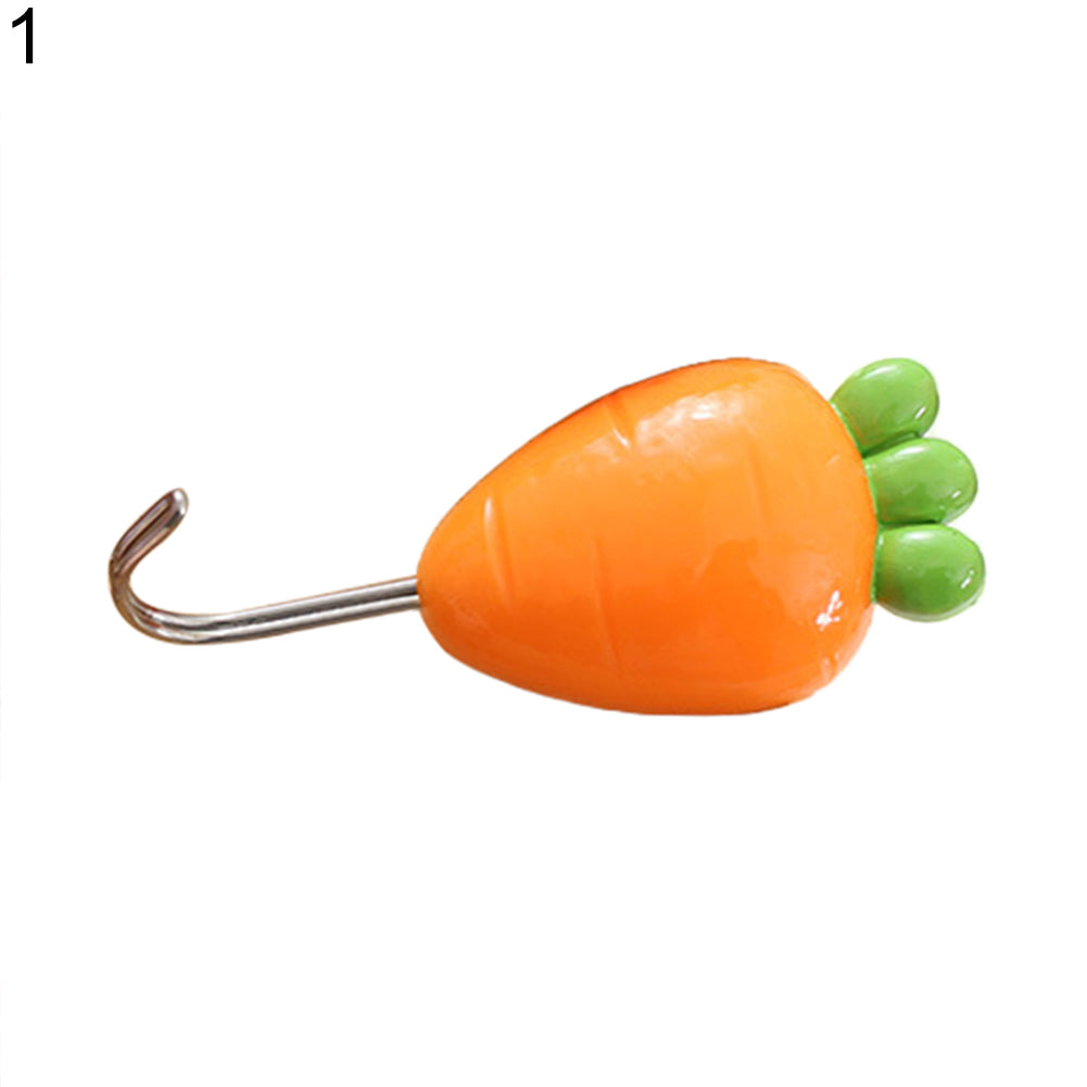 Lovely Fruit Wall Door Bag Key Hat Hook Hanger Home Kitchen Bathroom Decoration