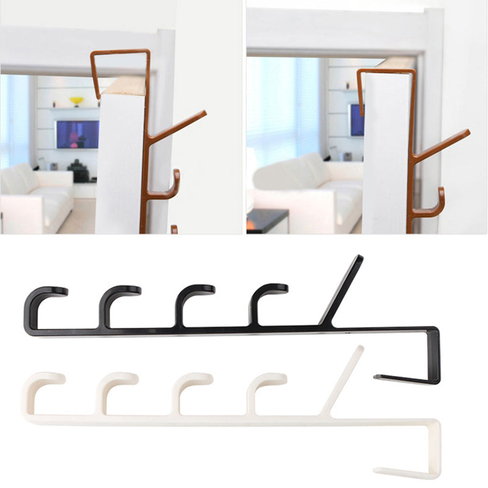 Multifunctional Door Hanger Hook Home Clothes Storage Holder Towel Hanging Rack