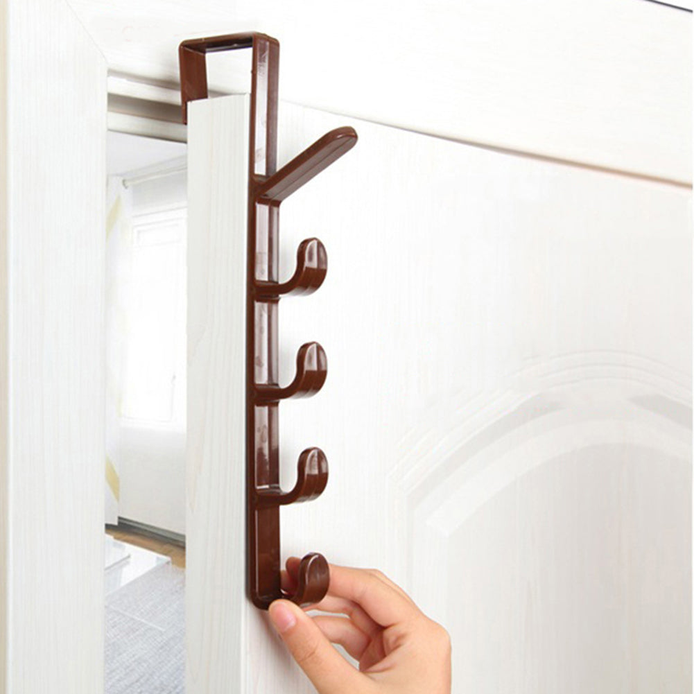 Multifunctional Door Hanger Hook Home Clothes Storage Holder Towel Hanging Rack