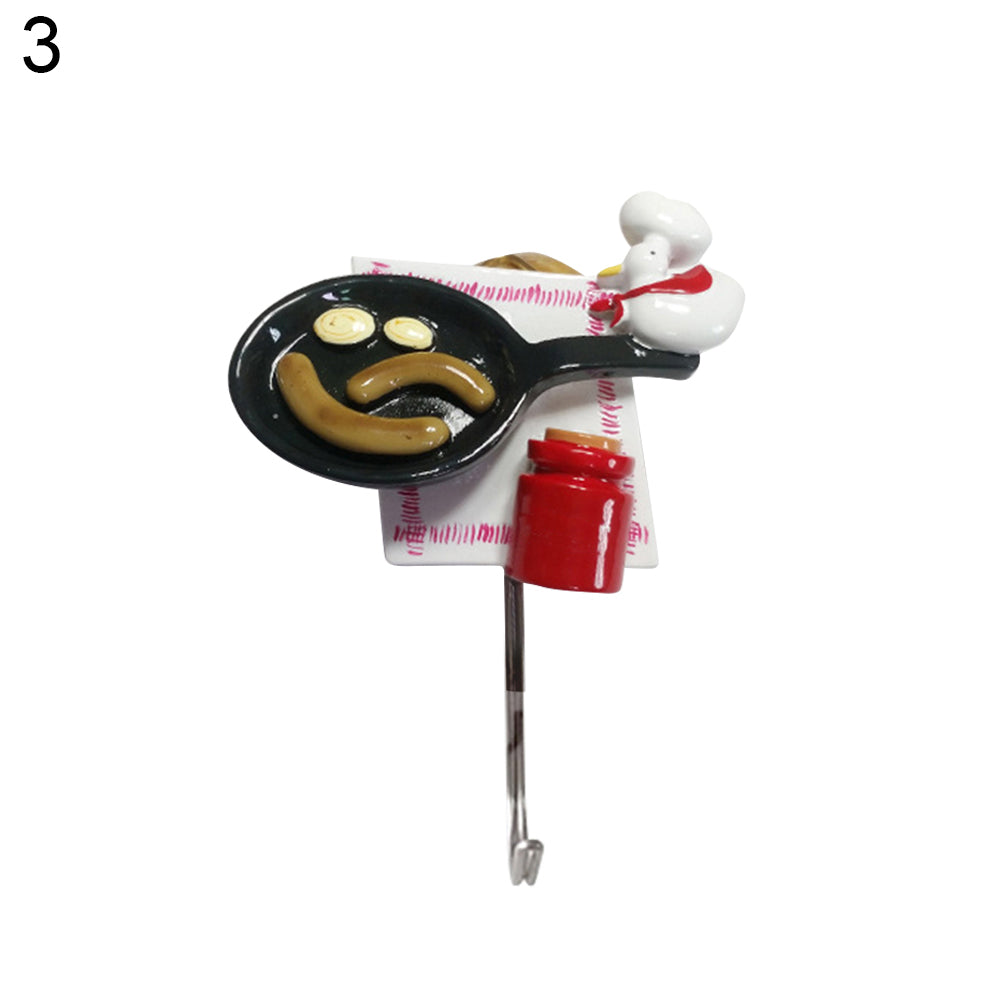Cake Toothbrush Cup Pan Basket Shape Hook Wall Hangers Rack Organizer Room Decor