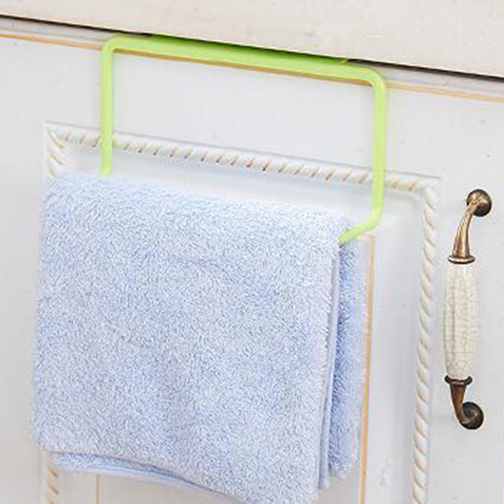 Towel Rack Hanging Holder Organizer Bathroom Kitchen Cabinet Cupboard Hanger