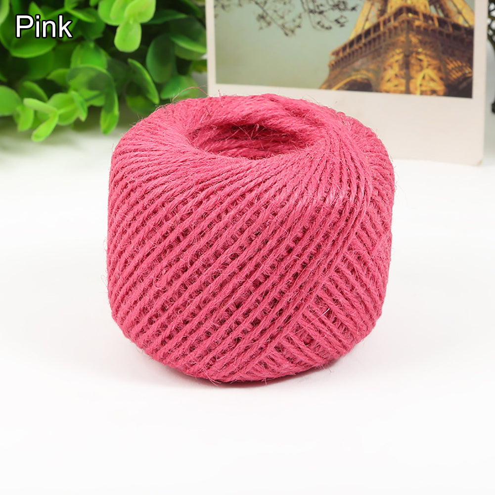 50m Durable Twine Ball Hemp Rope Art Craft Wrap Gift Cord String Ball Decor
