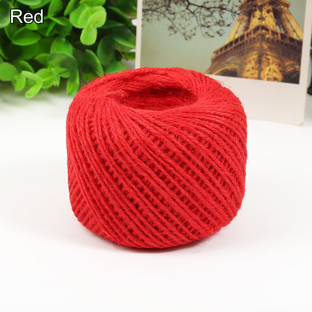50m Durable Twine Ball Hemp Rope Art Craft Wrap Gift Cord String Ball Decor