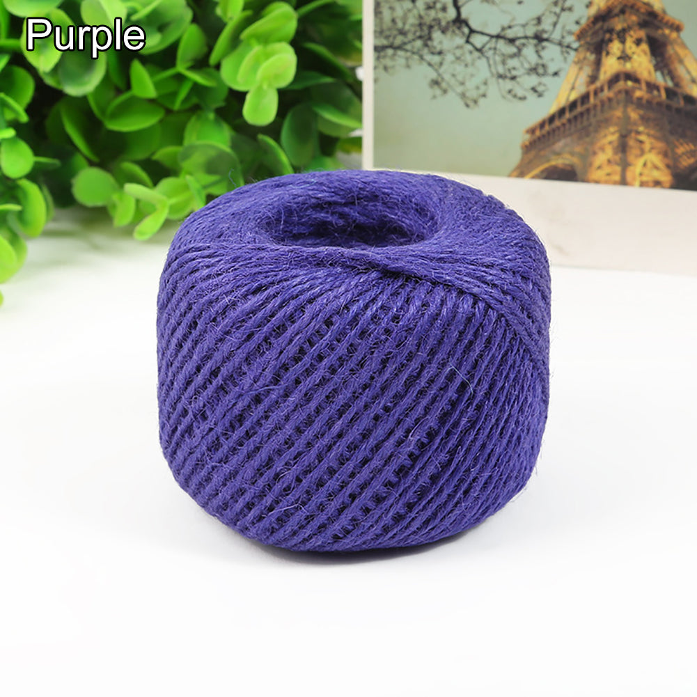 50m Durable Twine Ball Hemp Rope Art Craft Wrap Gift Cord String Ball Decor