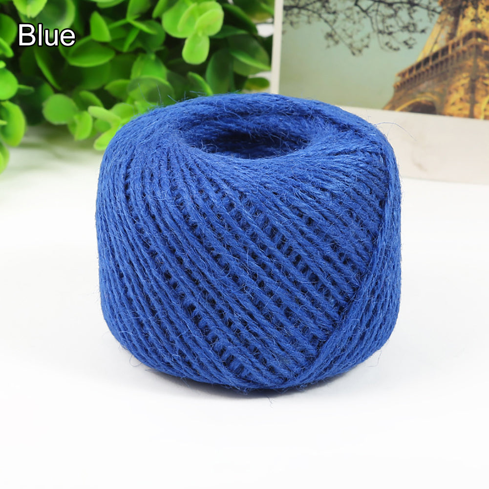 50m Durable Twine Ball Hemp Rope Art Craft Wrap Gift Cord String Ball Decor