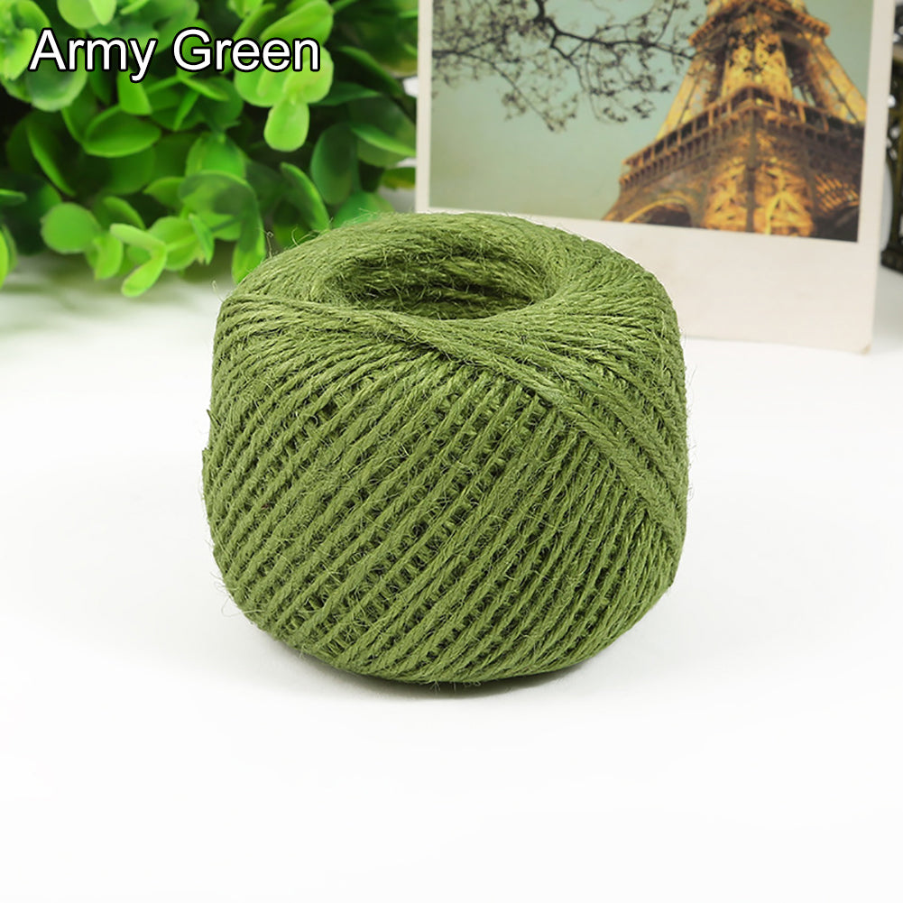 50m Durable Twine Ball Hemp Rope Art Craft Wrap Gift Cord String Ball Decor