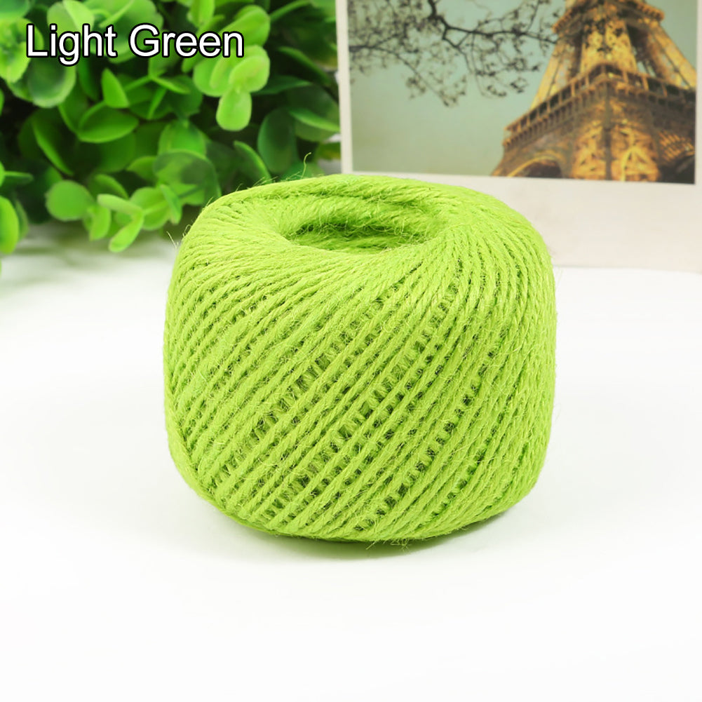 50m Durable Twine Ball Hemp Rope Art Craft Wrap Gift Cord String Ball Decor