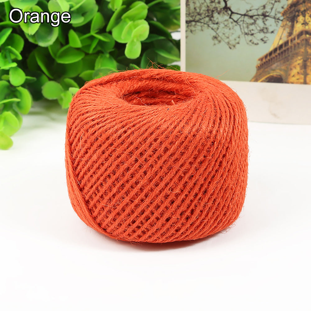 50m Durable Twine Ball Hemp Rope Art Craft Wrap Gift Cord String Ball Decor