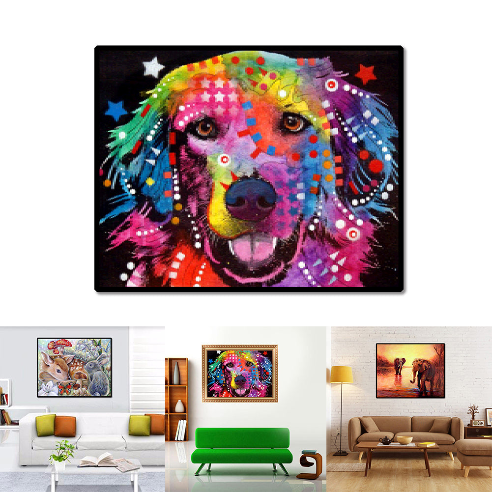 Panda Elephant Dog Deer Full Diamond Painting DIY Handmade Craft Home Decor