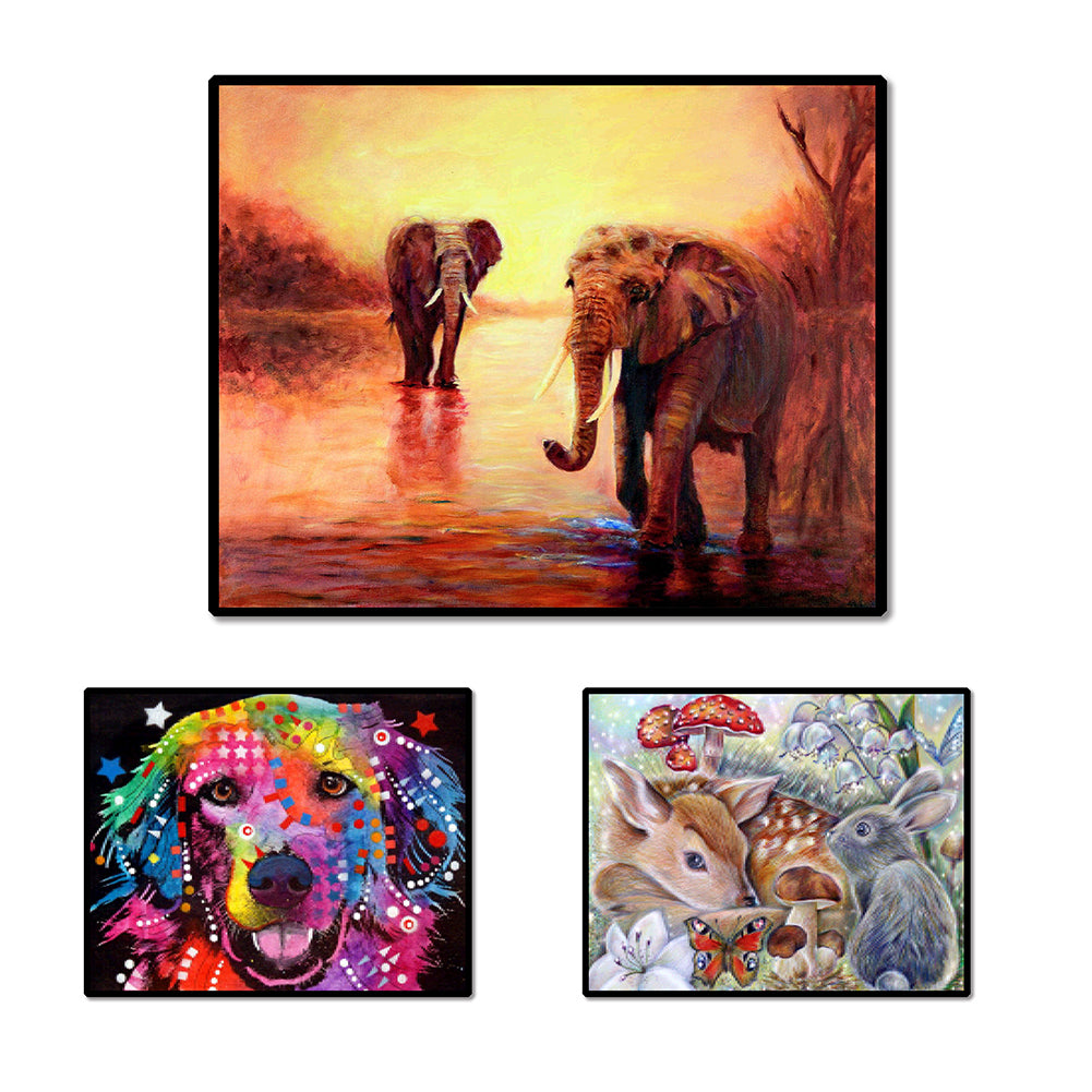Panda Elephant Dog Deer Full Diamond Painting DIY Handmade Craft Home Decor