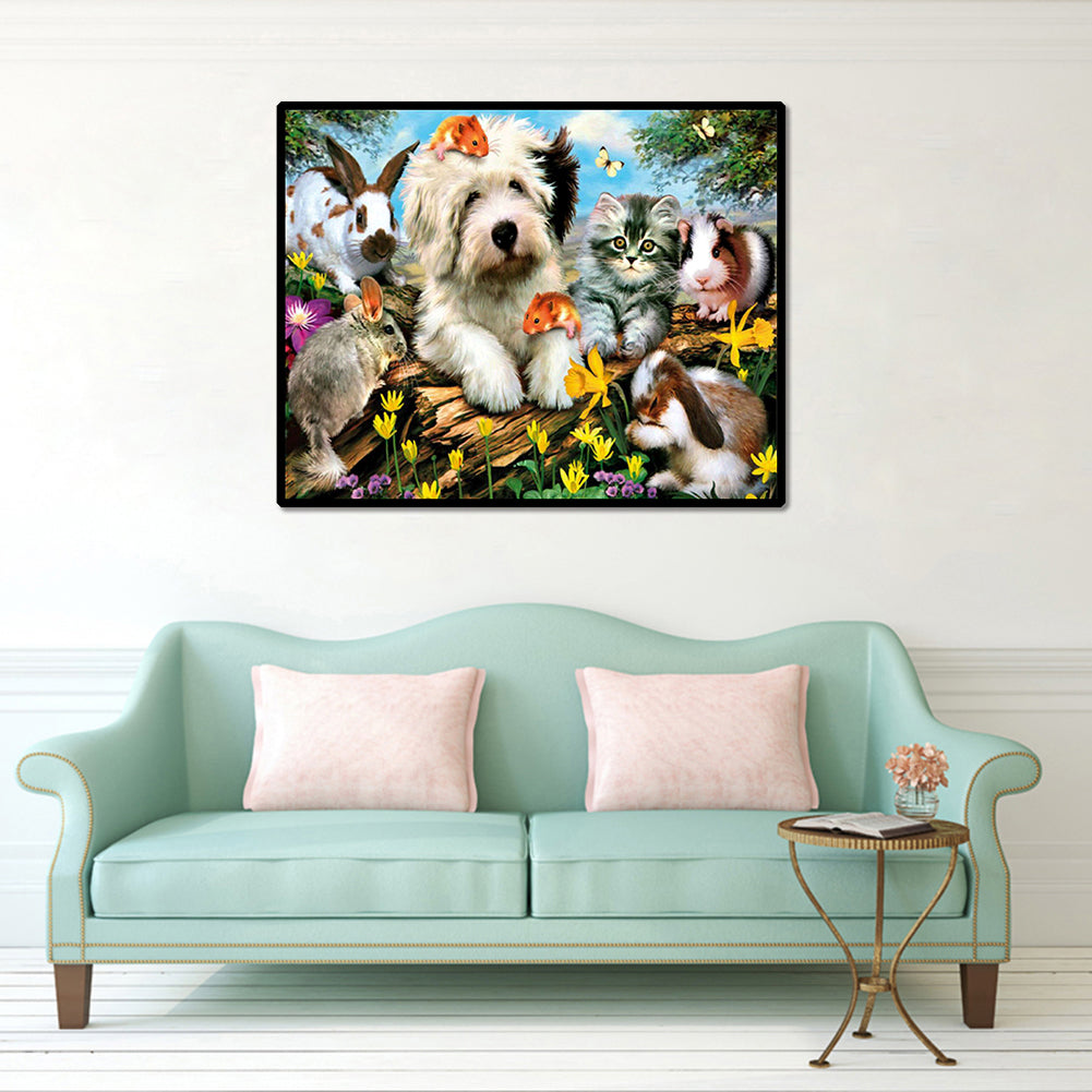 Panda Elephant Dog Deer Full Diamond Painting DIY Handmade Craft Home Decor