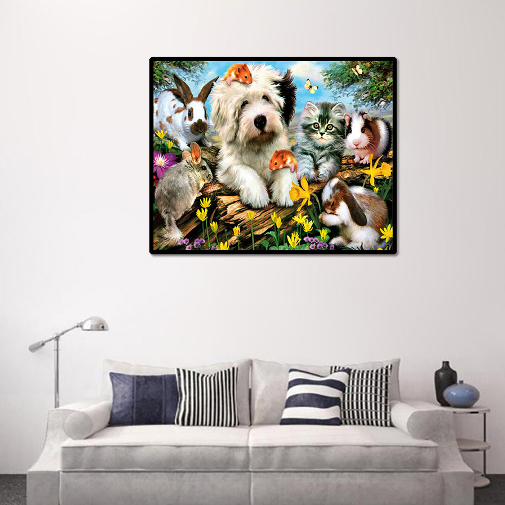Panda Elephant Dog Deer Full Diamond Painting DIY Handmade Craft Home Decor