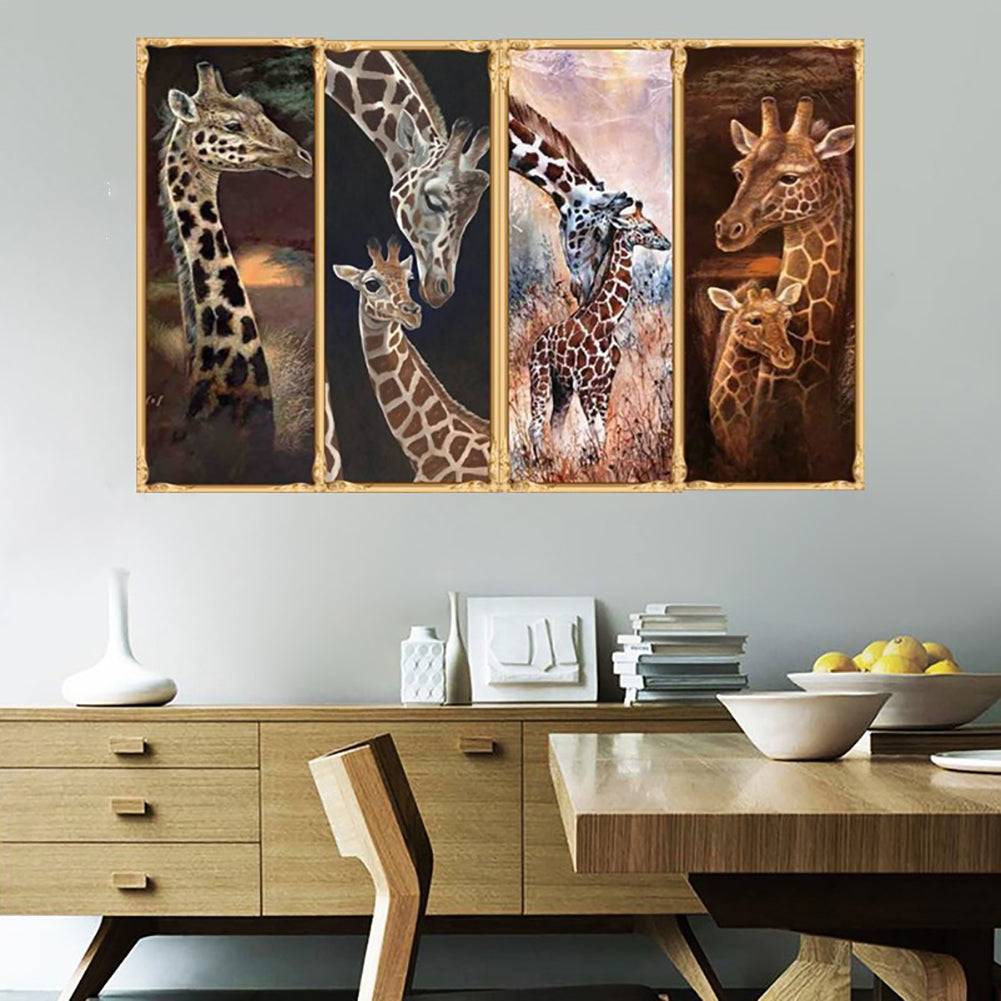 Giraffe DIY Full Diamond Painting Cross Stitch Embroidery Home Wall Decoration
