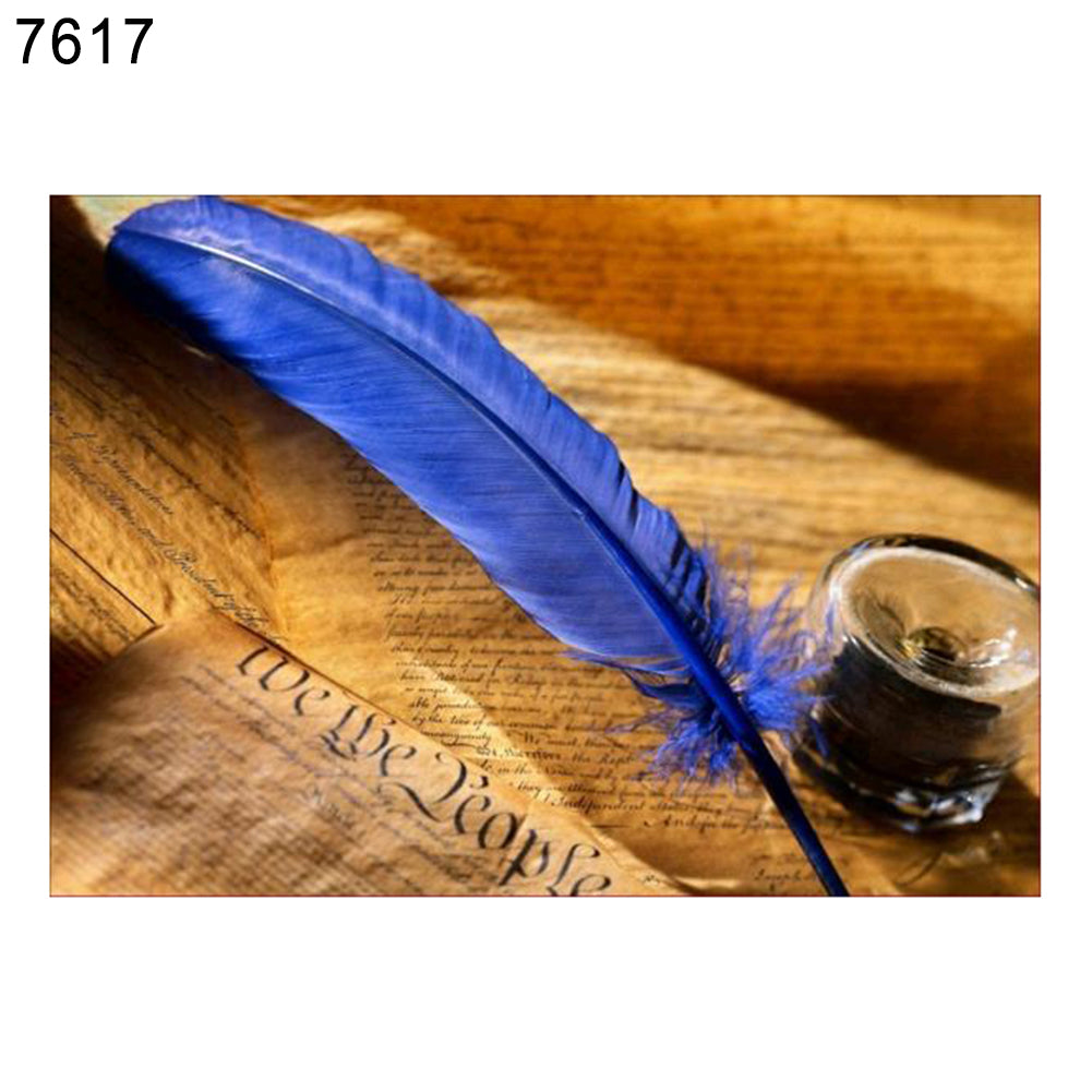 Lighthouse Feather DIY Partial Diamond Painting Wall Decor Cross Stitch Craft