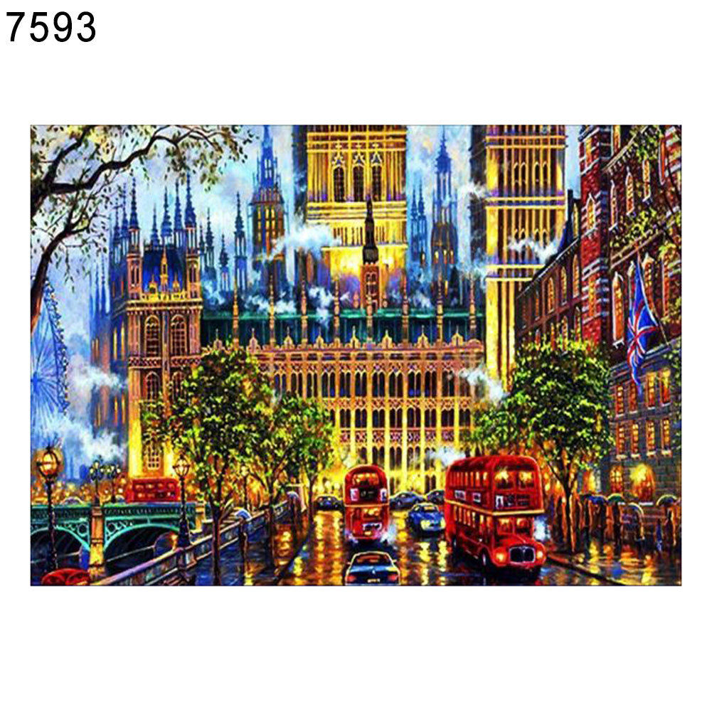 Lighthouse Feather DIY Partial Diamond Painting Wall Decor Cross Stitch Craft