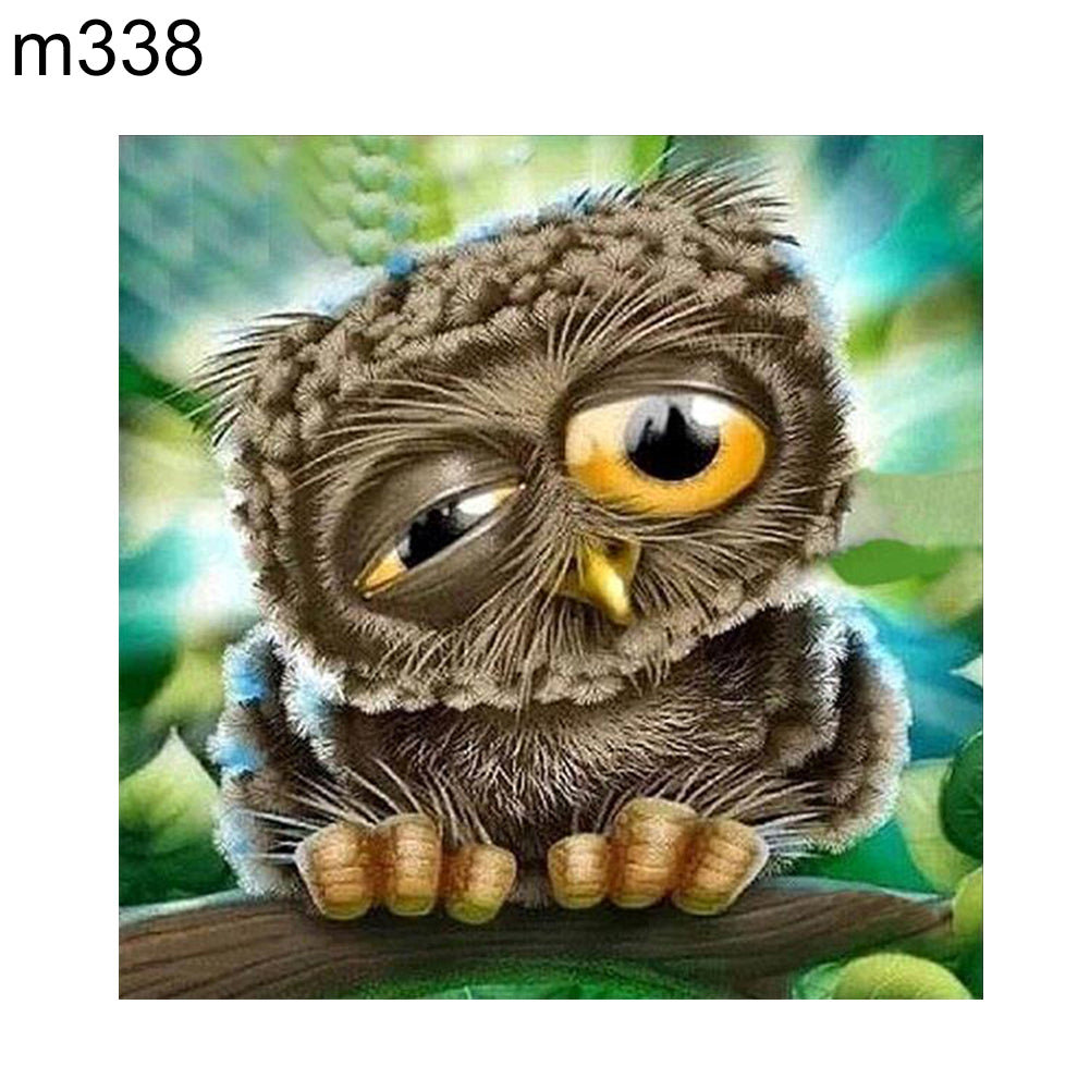 Cartoon Cat Dog Owl Full Diamond Painting DIY Handmade Craft Cross Stitch Decor