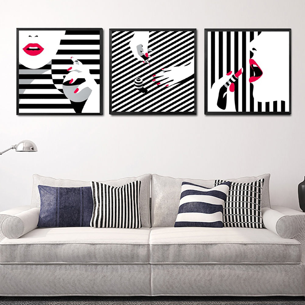 Nordic Make-up Woman Painting Decorative Picture Home Wall Art Decor Posters