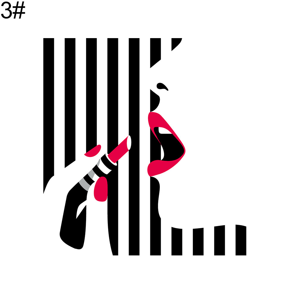 Nordic Make-up Woman Painting Decorative Picture Home Wall Art Decor Posters