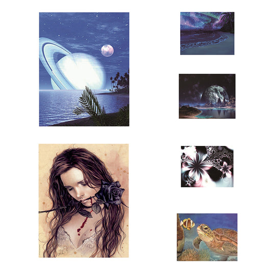 Turtle Planet Beauty Full Diamond Painting DIY Frameless Cross Stitch Wall Decor