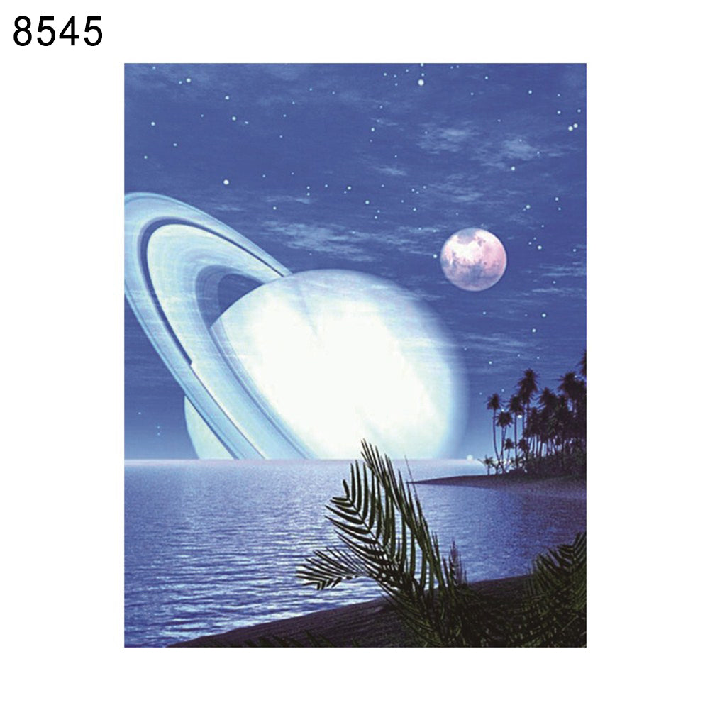 Turtle Planet Beauty Full Diamond Painting DIY Frameless Cross Stitch Wall Decor