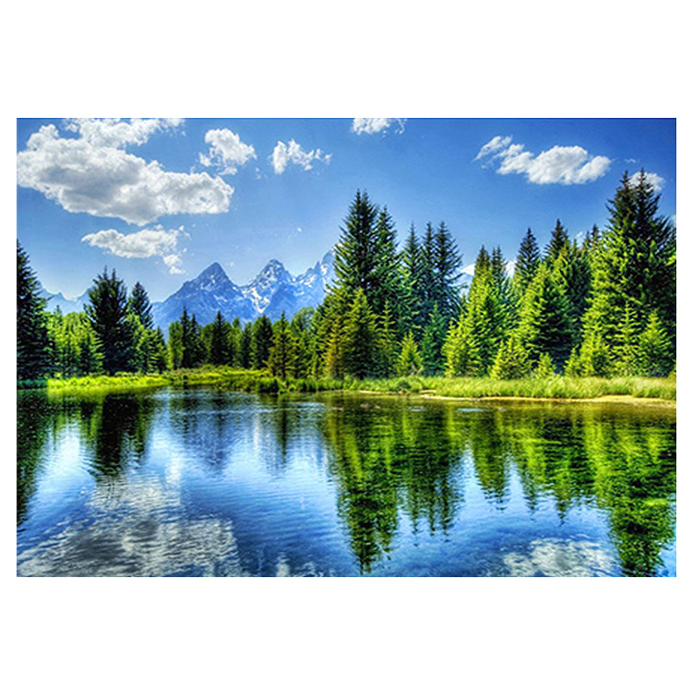 Landscape DIY 5D Full Diamond Wall Painting Cross Stitch Home Living Room  Decor