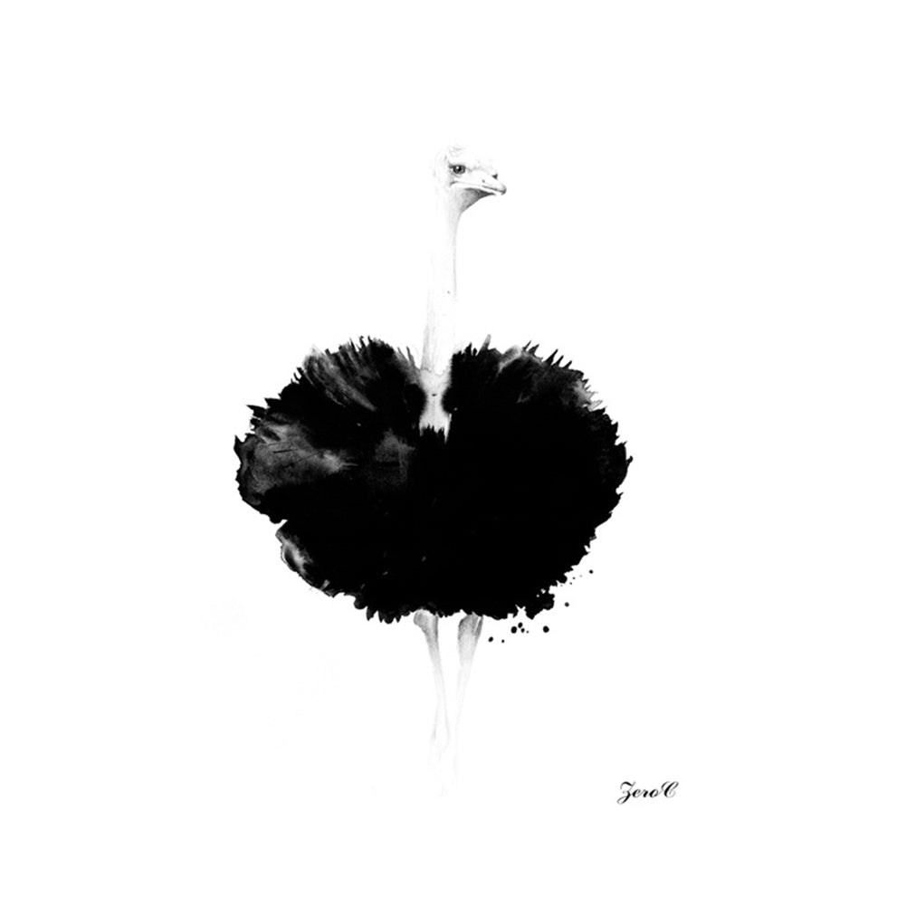 Nordic Ostrich Canvas Painting Wall Art Pictures for Living Room Home decor