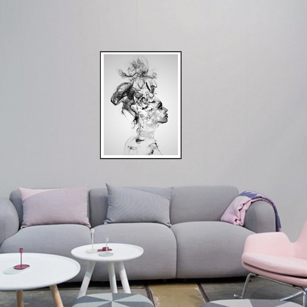 Nordic Style Smoking Boy Canvas No Frame Painting Art Poster Wall Decoration