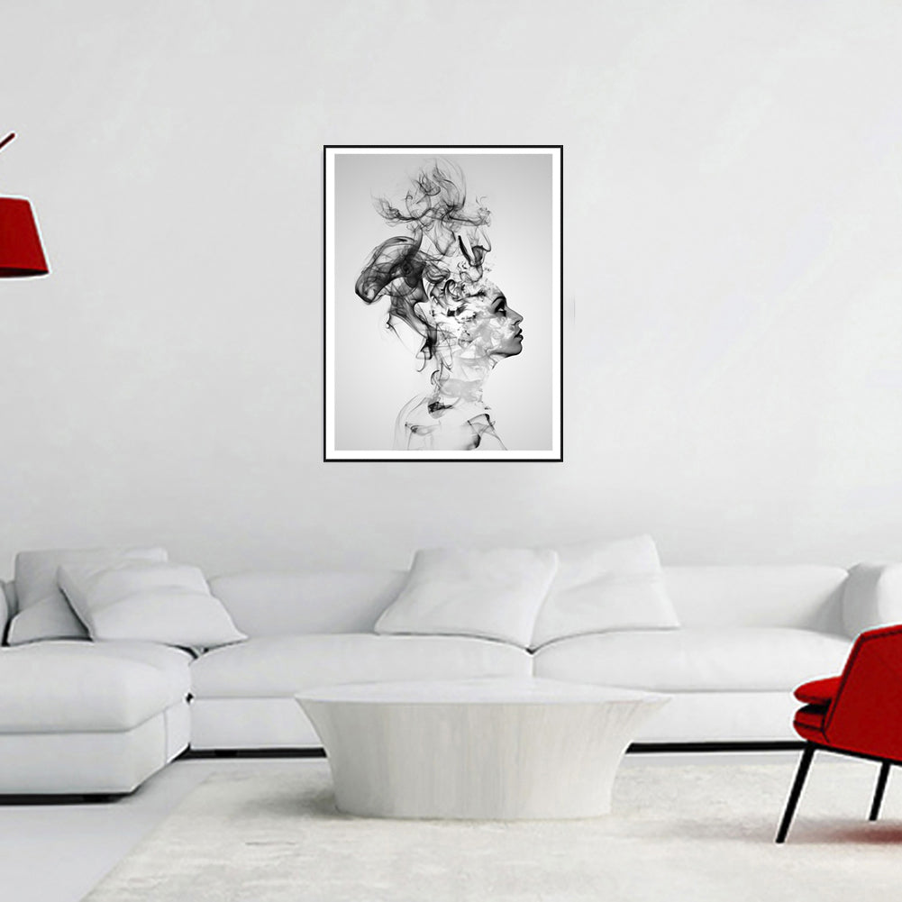 Nordic Style Smoking Boy Canvas No Frame Painting Art Poster Wall Decoration