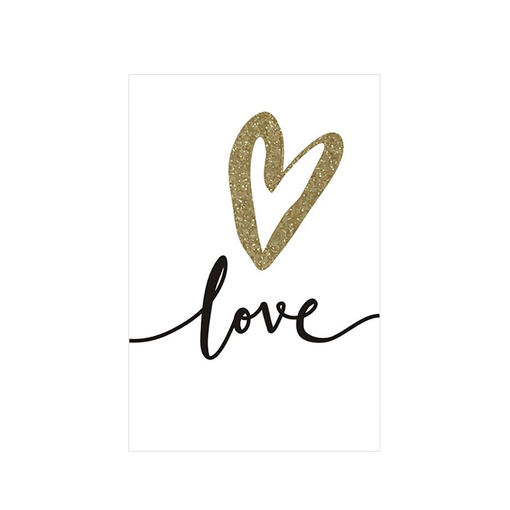 Loving Heart Love Picture Poster No Frame Painting Office Room Wall Decor Gift