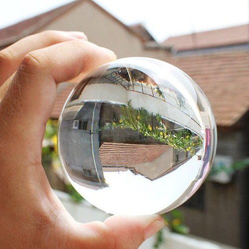 Creative 60mm Artificial Crystal Lucky Ball Transparent Sphere Home Decorations