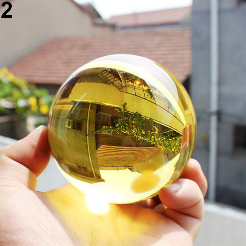 Creative 60mm Artificial Crystal Lucky Ball Transparent Sphere Home Decorations