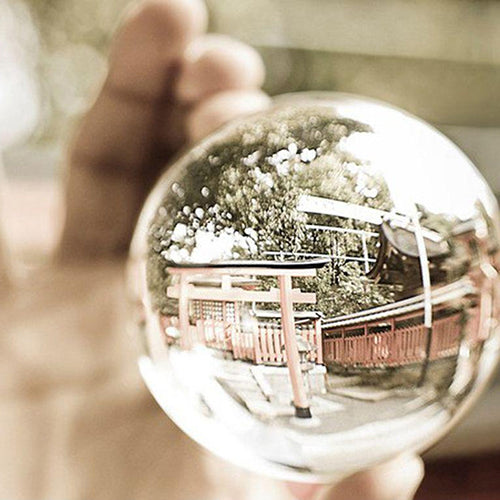 Creative 60mm Artificial Crystal Lucky Ball Transparent Sphere Home Decorations