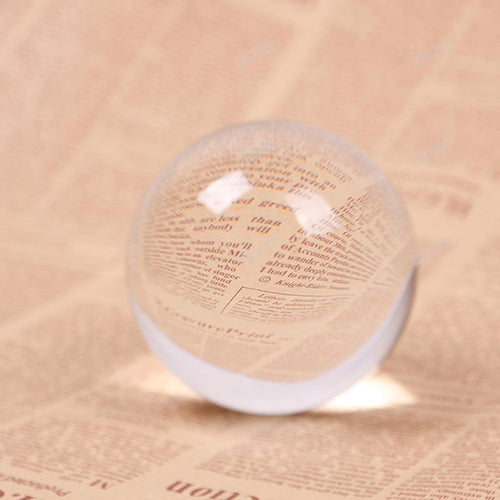 Creative 60mm Artificial Crystal Lucky Ball Transparent Sphere Home Decorations